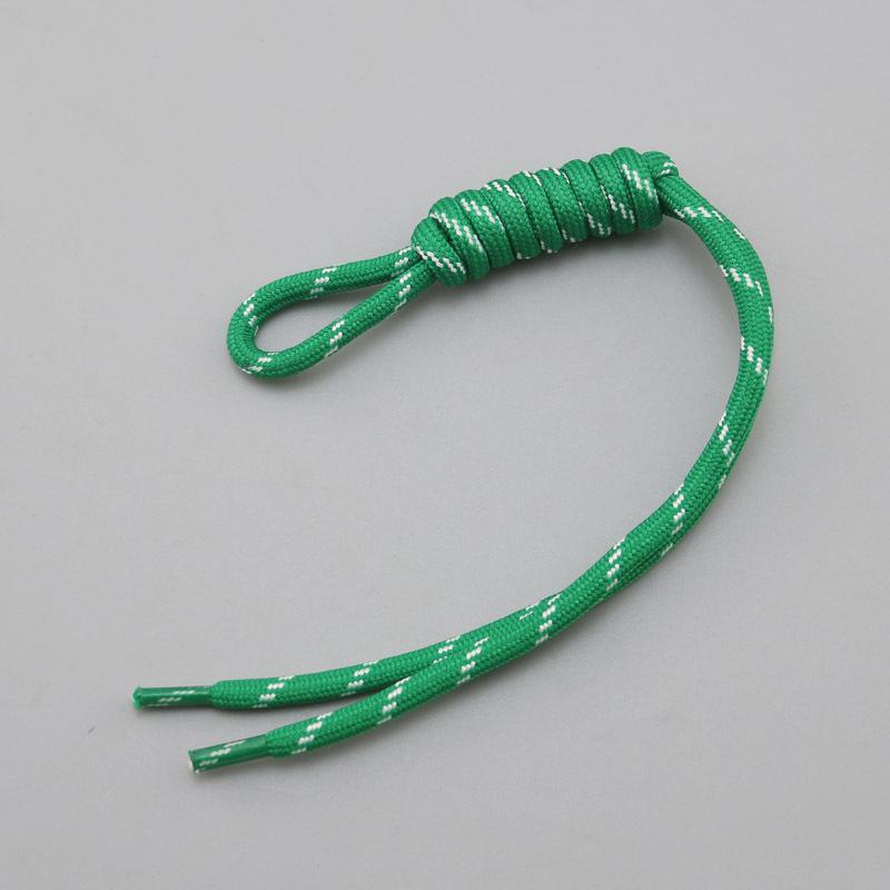 Wholesale Polyester Hand-woven Braided Lanyard Keychain-Fashionable DIY Car Bag Charm with Hook Colorful