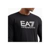 Emporio Armani EA7 Letter Logo Printed Slim Fit Long Sleeve T-Shirt Men tops Black 6DPT64-PJVQZ-1200