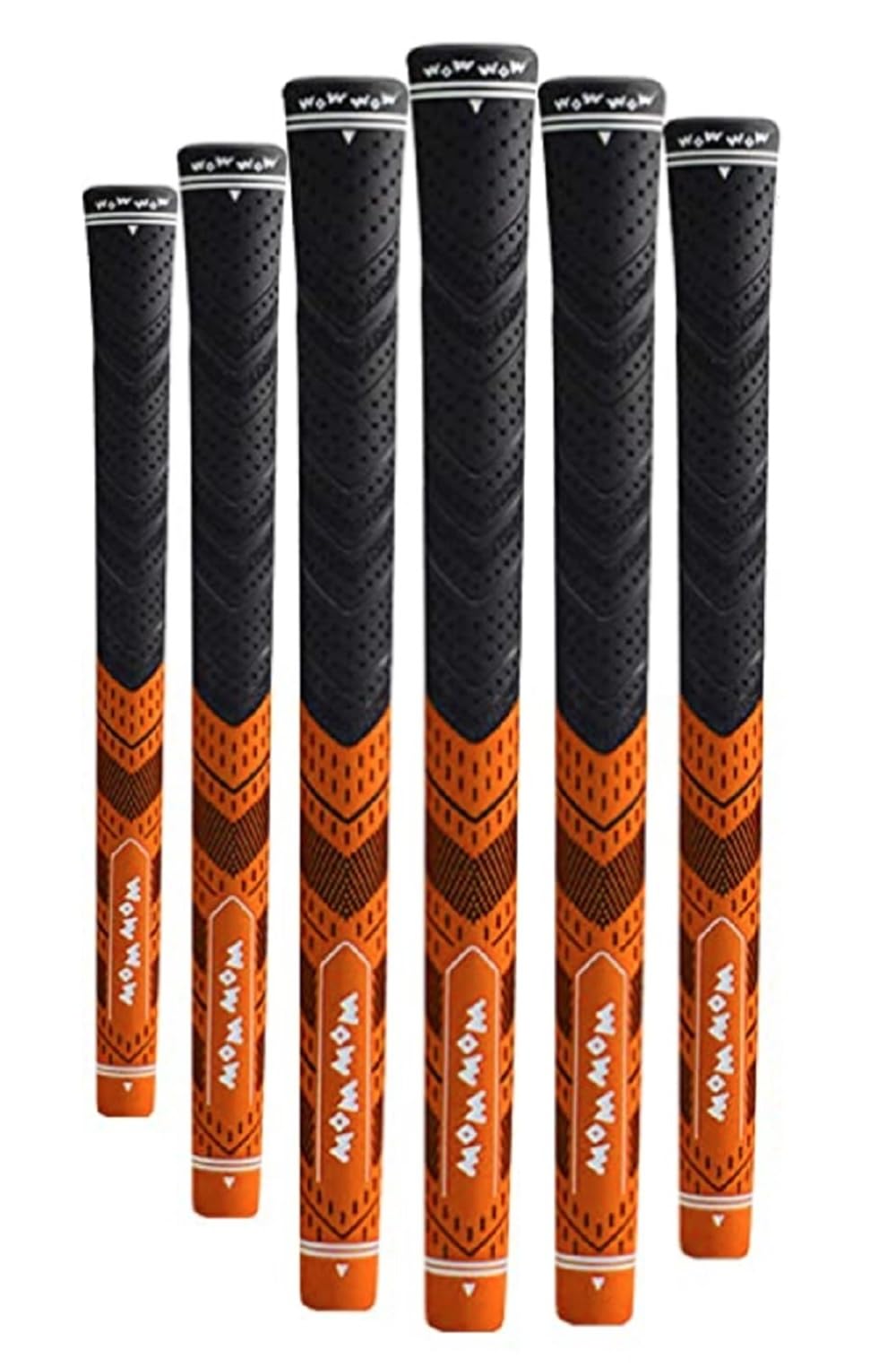 

WOWWOW Golf 60R Standard Model Golf Grips, No Backline, High-Durability for Competitive and Athlete-Friendly Golf Clubs (Set of 6)