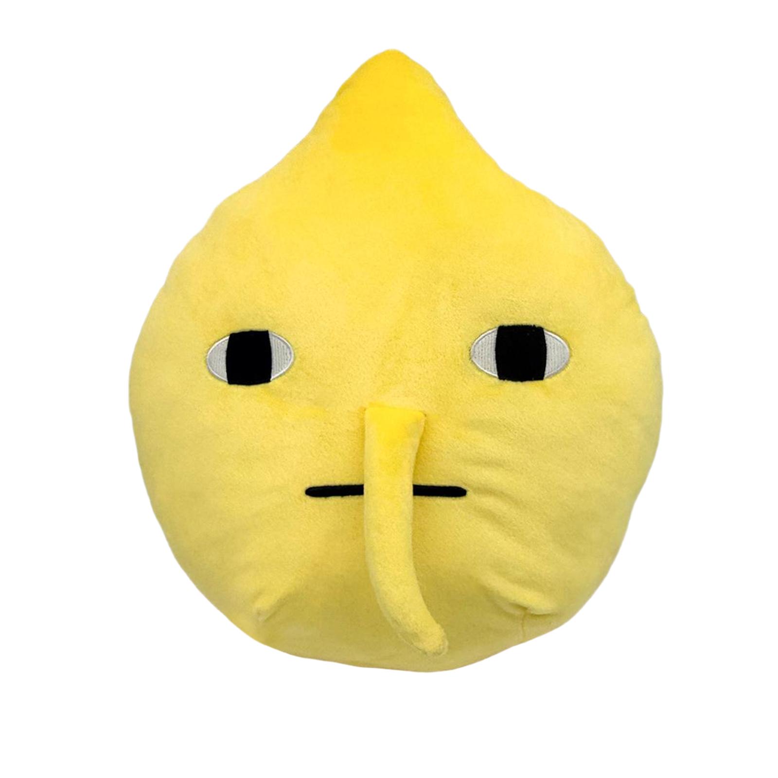 Funny Lemon Head Pillow Blanket | 2-in-1 Plush Pillow + -Conditioning Blanket жёлтый