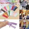 5pcs/set Hot Sales 5*1.7cm DIY Clothes Accessory Doll Clothing Zippers Garment Applique Mini Zipper Handmade Sewing Scrapbooking