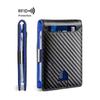 Rfid Blocking Carbon Fiber Men Wallets Short Leather ID Credit Card Holder Case Purse for Men Fols Large Capacity Wallet