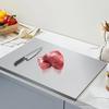 Extra Large Stainless Steel Rolling Chopping Board Double-Sided, Durable Kitchen Countertop Protector for Home Cooks, Culinary Chopping Board