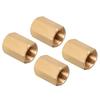 M METERXITY 4pcs Female Threaded Pipe Fitting 1/8" G Female Thread Hex Rod Pipe