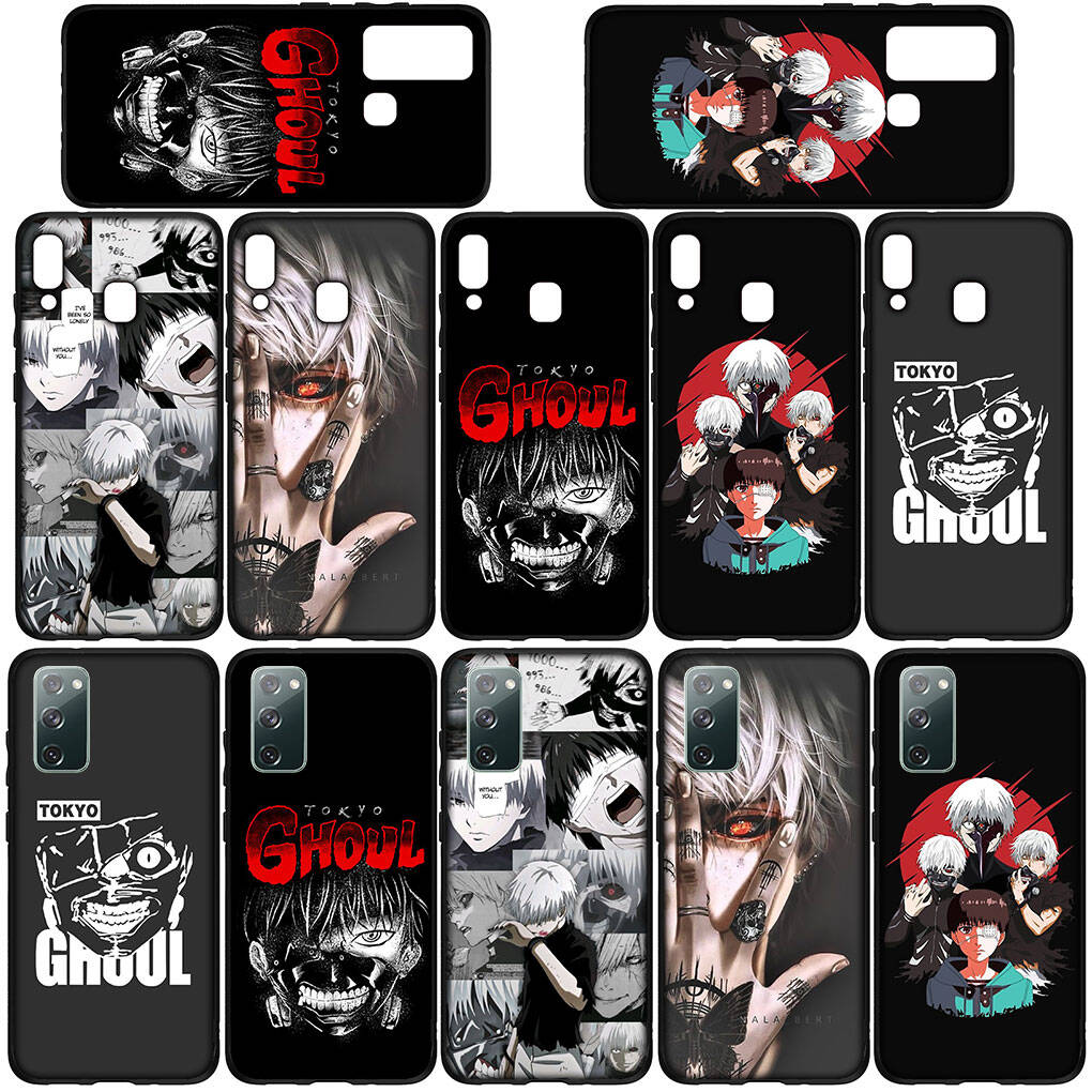 Phone Case for Samsung Galaxy S25 S23 S22 S24 Ultra FE A05 A06 A15 A16 A36 A37 A35 A54 A55 A56 A57 A25 A26 A53 A17 Ken Kaneki Anime Tokyo Ghoul Cover