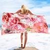 Romantische Rozen Strandlaken Microvezel Bloemen Badlaken voor Yoga Zwemmen Golf Sneldrogend Badkamer Keuken Handdoeken Bikini Cover-up