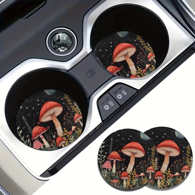 Mushroom Pattern Car Coaster for Autumn/Winter 2026