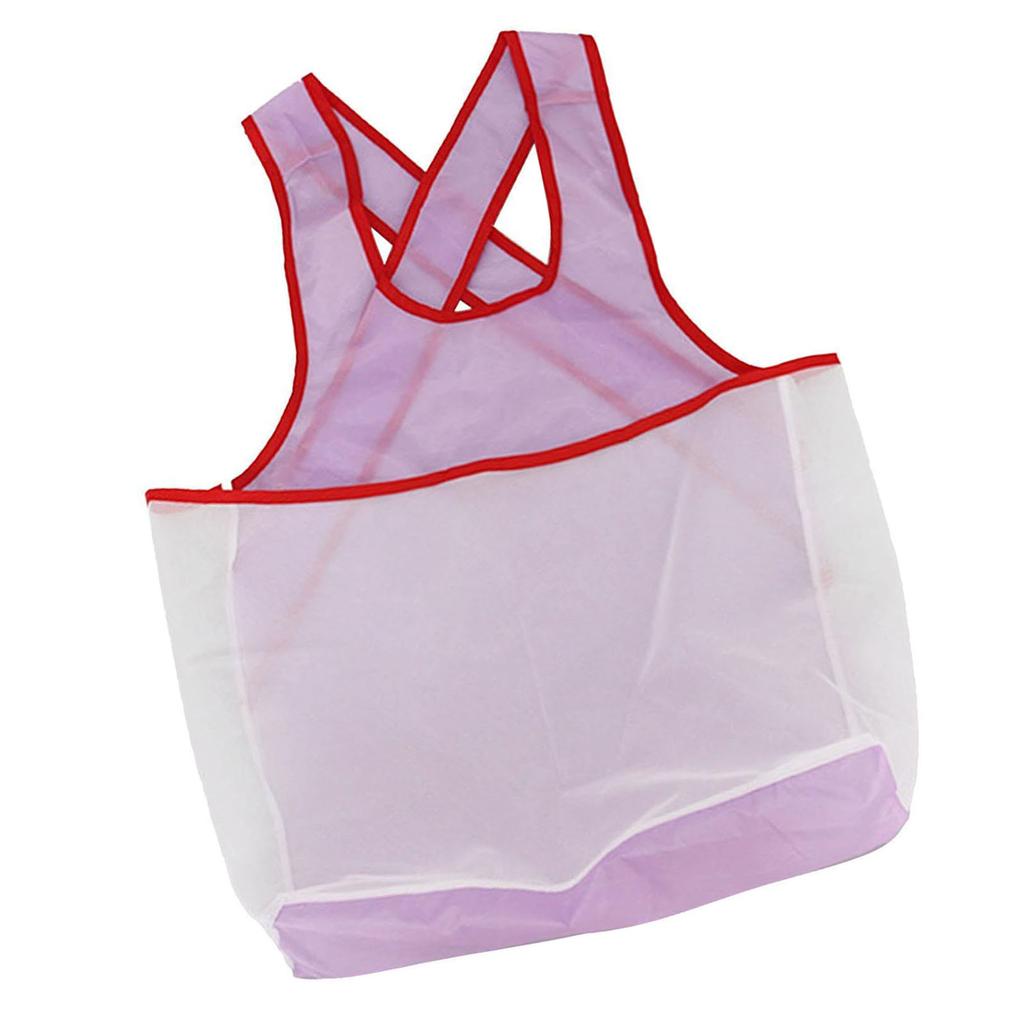 Pevná zástěra s kapsami Vodotěsný prací plášť Skládací bez rukávů Zástěra na sušení prádla pro kuchyň koupelnu