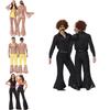 Stylish And Beautiful 70s Disco Costume Set For Adults Get Ready To Shine!