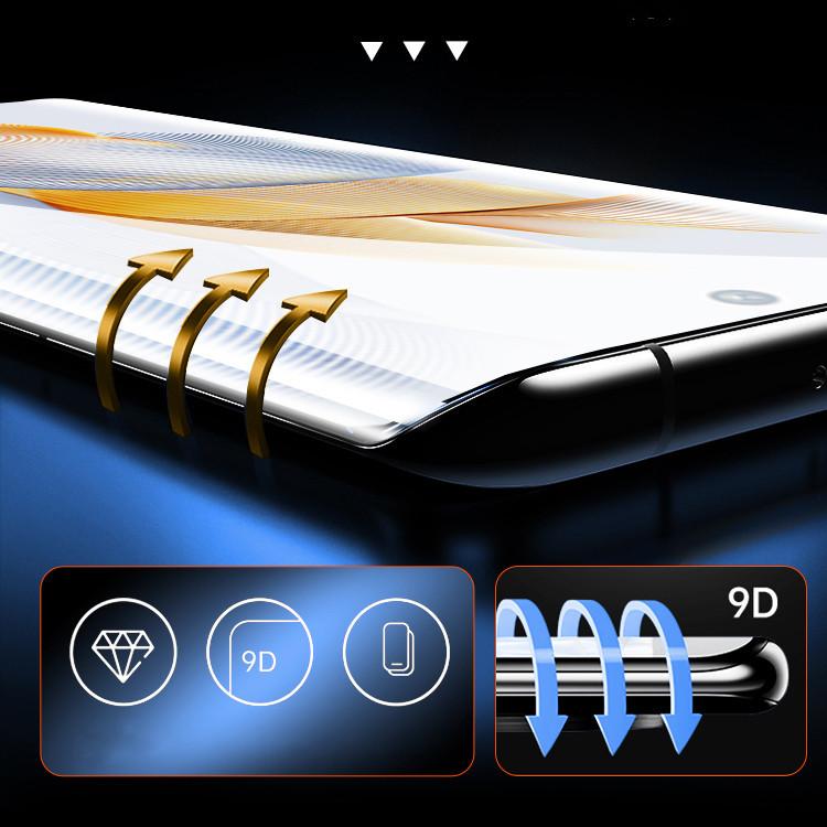2PCS Tempered Glass For Honor 400 200 100X9b X9a Magic 6 5 Pro 90Pro 5G Edge Glue Curved Full Cover Screen Protector For Honor X50 X40 GT Pro Glass