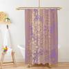 Tenda Doccia Vetro Colorato Zaffiro Giada Mandale Fiore di Mandala Linee Esposizione Opere d'Arte Tessuto Tende da Bagno con 12 Ganci