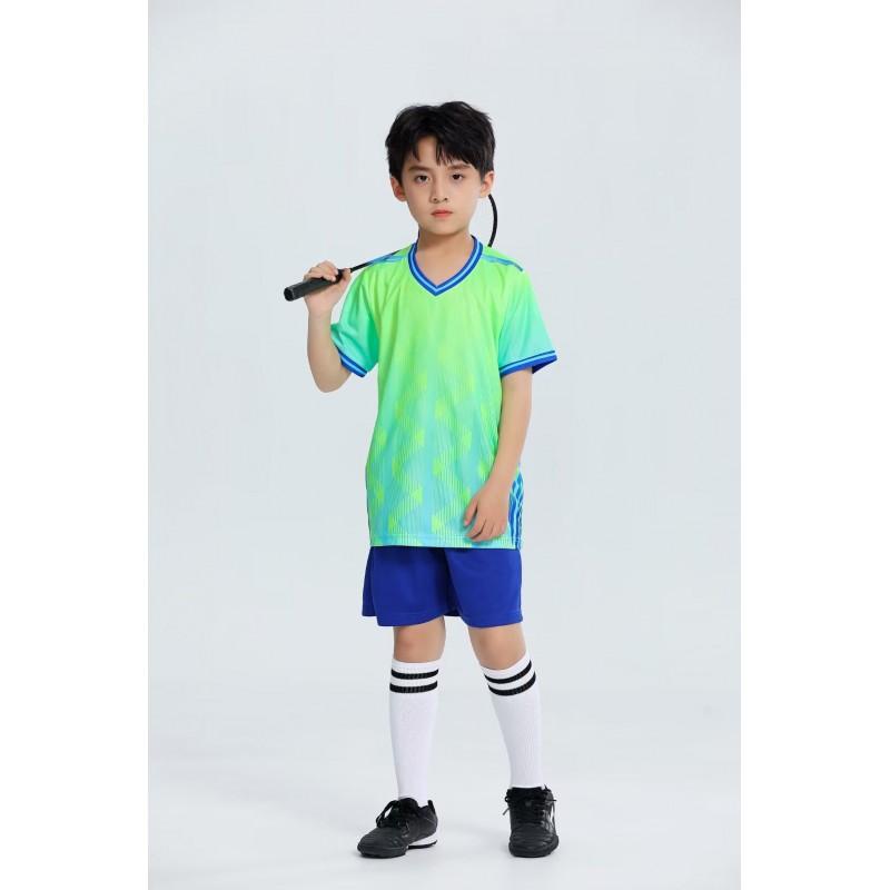 Kids Sports Jerseys Badminton Table Tennis Volleyball Training Breathable Activewear Boys Girls