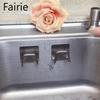 Kitchen Stainless Steel Sink Sponges Holder Self Adhesive Drain Drying Rack Kitchen Wall Hooks Accessories Storage Organizer Fairie