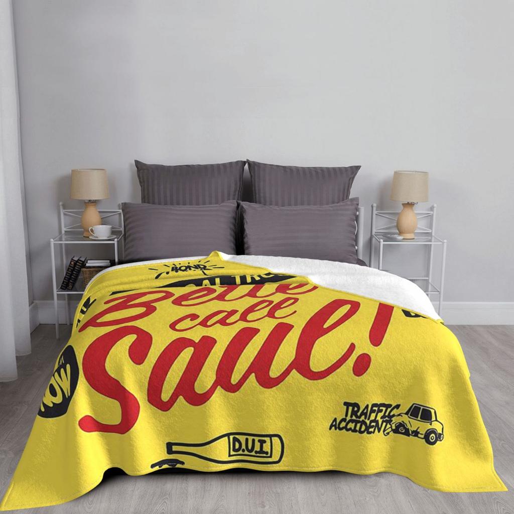 Better Call Saul Goodman TV Movie Blanket Soft Warm Flannel Throw Blanket Plush for Bed Living Room Picnic Travel Home Sofa