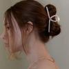 Twist Metal Point Hair Clip_pure Butter HC002