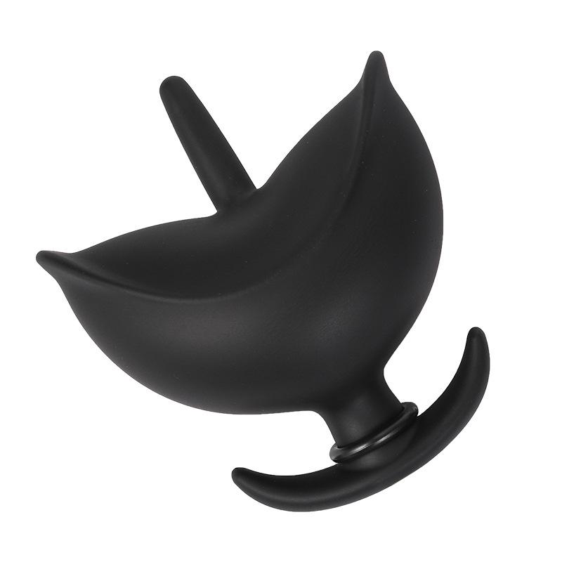 Oppblåsbar analplugg Anal Dilatator Hale Utendørs klær Voksen Sexleketøy Silikon Fisting BDSM Slave Trening