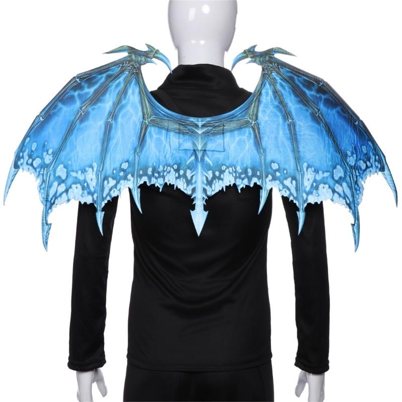 Adult Dragon Wing Costume Foldable Dragon Wing Adult Halloween Dragon Cosplay Costume for Women Men Halloween Dress Up