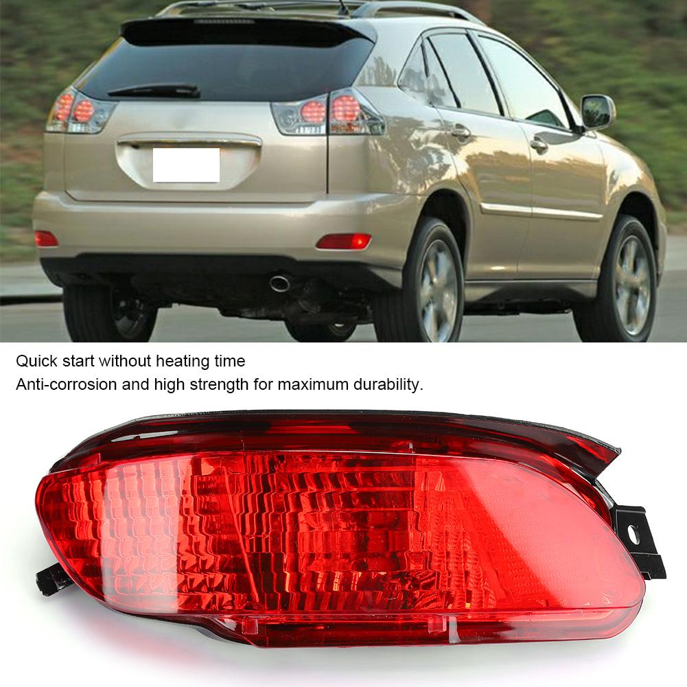 Bakre støtfangerlys tåkelys Passer for Lexus RX330 RX350 RX400h 819200E010 819100E010 Venstre