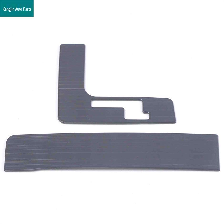 Compatible with 2021 Toyota Sienna SIENN: Black Titanium Brushed Interior Modification Glass Lifter & Rear Reading Light.