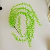 Simulation Plant Green Weeping Willow Wall Hanging Willow Leaf Winding Decorative Plastic Fake Green Plant 5 Forks Across The River Dragon Rattan