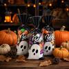 100 Pack Clear Bags with Ties for Halloween Candy and Party Favors