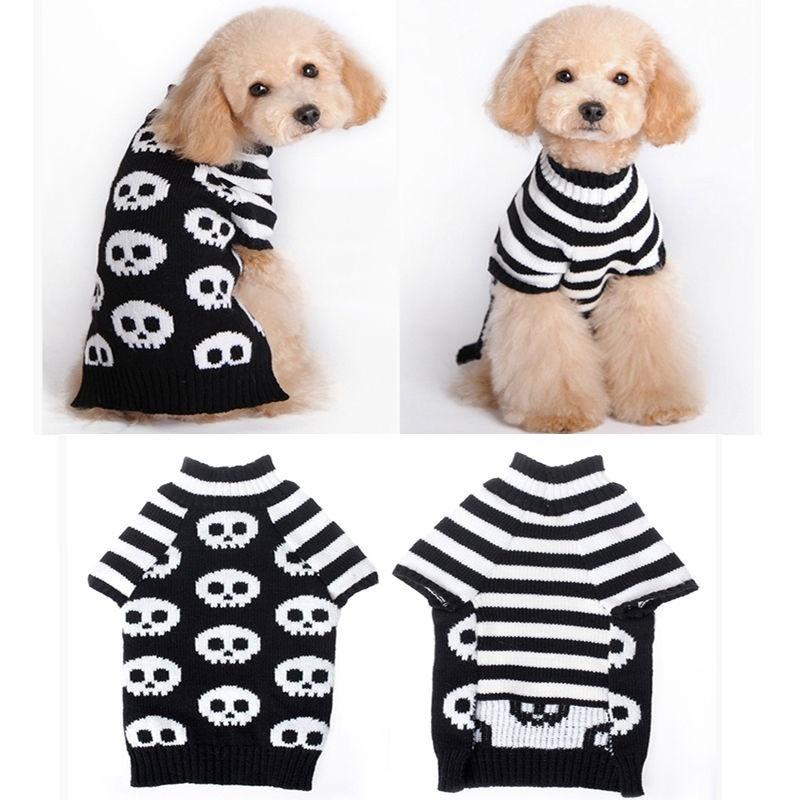 Lovely Pet Dog Warm Jumper Sweater Halloween Christamas Theme Xmas Clothing Puppy Cat Kintwear Costu