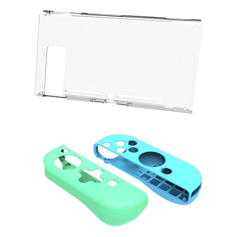 

TPU Case for Game Controller Shock Absorption Antifingerprint Scratch Resistant Cover Case for Console Accessories 1 синий/зелёный