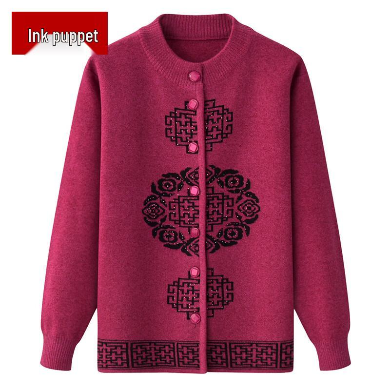 

Women s Round Neck Long Sleeve Cardigan L