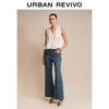 UR Women's Slim Flared Denim Trousers