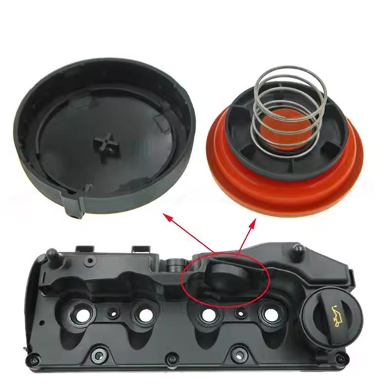 PCV Valves Cover Membrane Part Number 03L103469C 03L103469T Automobile Engine PCV Valves Cover Replacement