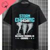 Funny Tornado Graphic Tshirt With Weather Nerd Desgin 100 Cotton Short Sleeve Casual Tshirt For Weather Enthusiasts