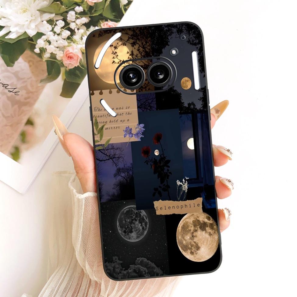 Cover For Nothing Phone 2a Case A142 Silicone Cute Cat Fashion Butterfly Funny Painted Casing For Nothing Phone (2a)
