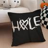 Band Rock Band H-Hole Cushion Cover Throw Pillow Cover Hidden Button Durable Polyester Chair Cushion