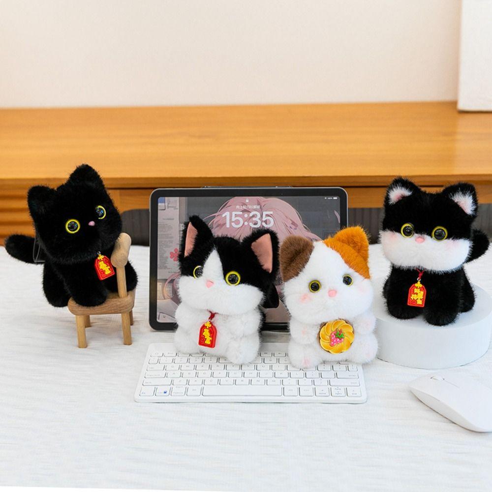 11 Styles Animal Plush Pendant Stuffed Animals Rabbit Penguin Doll Cat Stuffed Toy  Table Companion