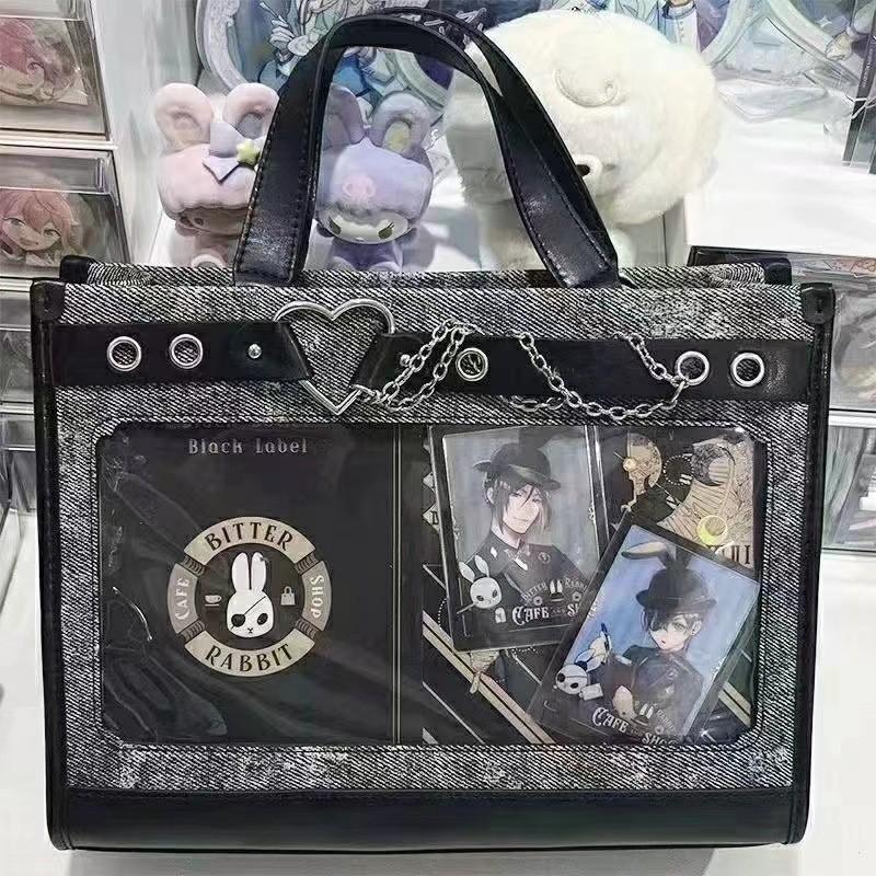 New Original Design Girls Punk Y2K Ita Bag Sweet Cool Handbag Daily Commuter Crossbody Bag Ulzzang JK Uniform Shoulder Bag