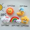 10Pcs New Cute Mini Sun, Star, Moon, Cloud, Rainbow Flat Back Resin Scrapbooking DIY Jewelry Craft Decoration Accessorie