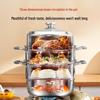 One's Member 10L 3-Layer 304 Stainless Steel Steamer & Soup Pot
