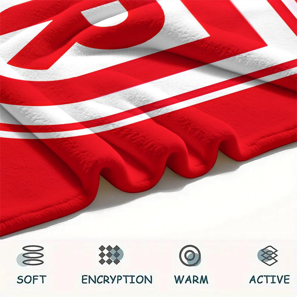 Jahn Regensburg Print Flannel Blanket, High quality Comfortable for All Seasons, Home Decor, Warmth and Comfort, Perfect for Christmas Gifts