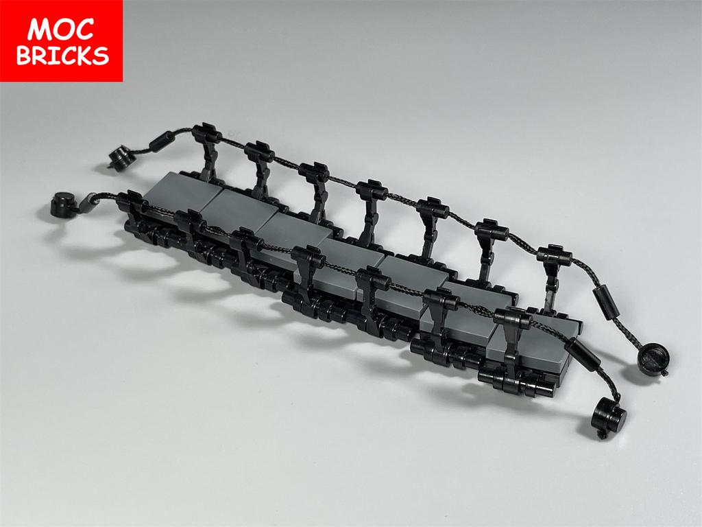 MOC Blocks Luminous Wolf Drawbridge Bridge Rock Panel Rockery Mountain DO IT YOURSELF City Street View Adventurer Movie Model Children Playthings