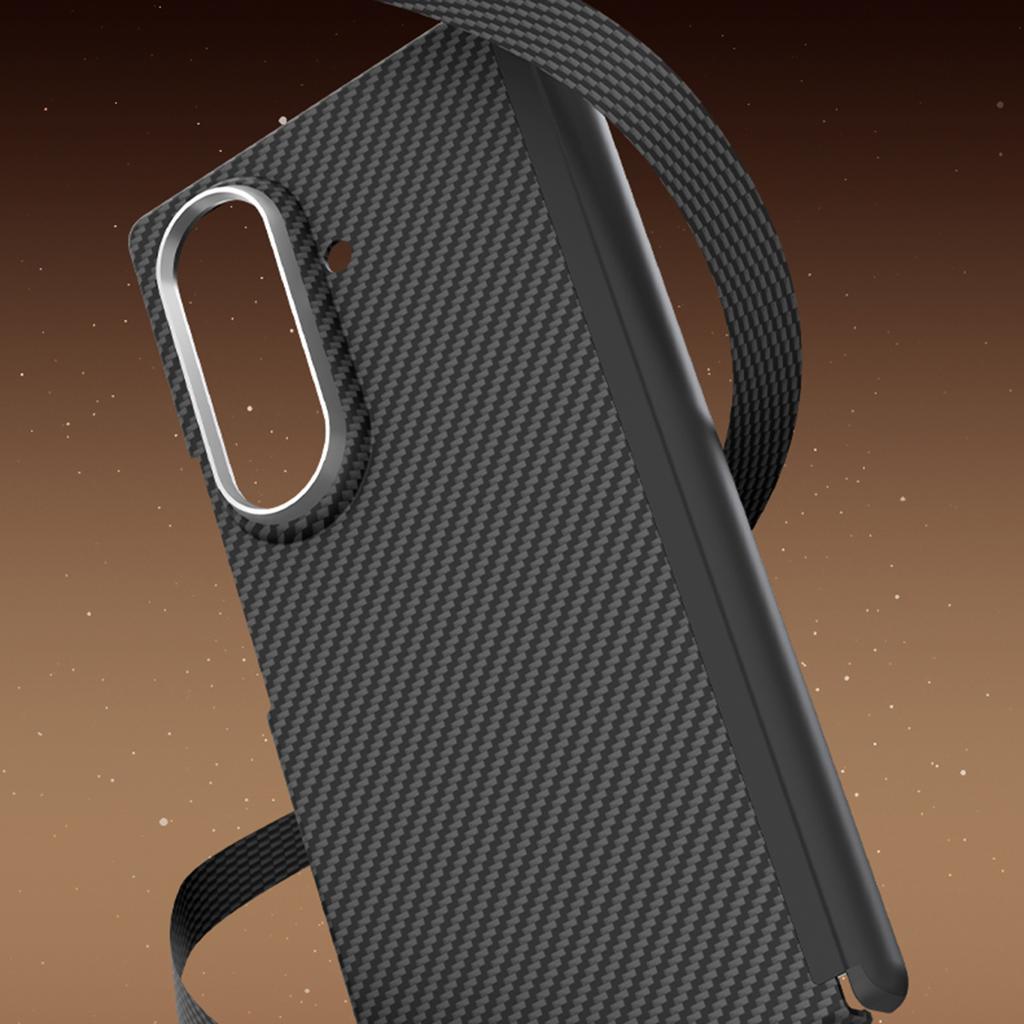 GKK For Samsung Galaxy Z Fold7 5G Case Kevlar Texture Dual Axis PC Slim Phone Cover Magnetic Hinge Protection