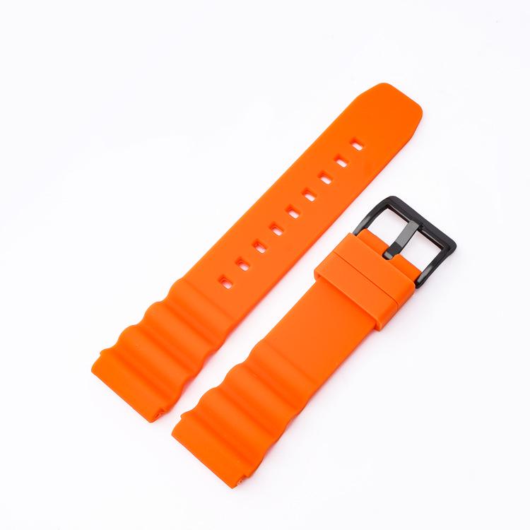 20mm/22mm Silicone Watch Strap for Seiko 007, Citizen, and Abalone Small MM Dive Watches