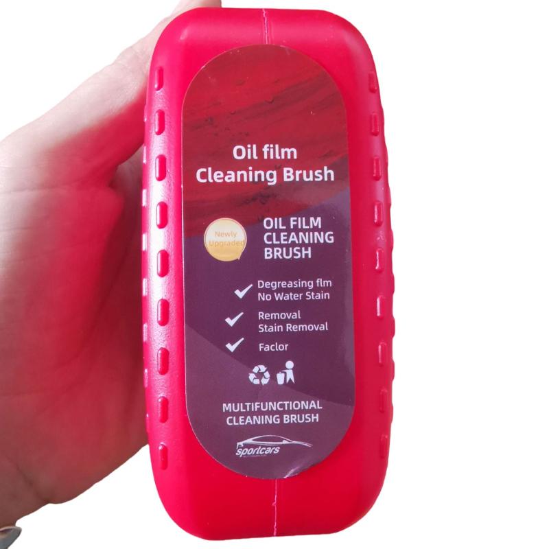 Home Cleaning Brush Car Glass Sponge Cleaning Brush Glass Oil Film Remover Automotive Front Inside Windshield Brush remover 1PC