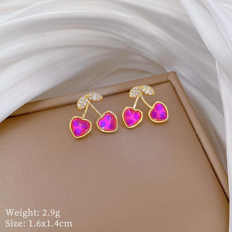 Traje de Amor Colorido Ainda é de Luxo Leve Temperamento Deslumbrante Colar Totalmente Cravejado Corrente de Clavícula Versátil Feminina Aço Titânio