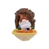 Goblin Dwarf Resin Bird Feeder White Beard Old Man Courtyard Decoration Ornaments Home Garden Decoration Bird Feeder