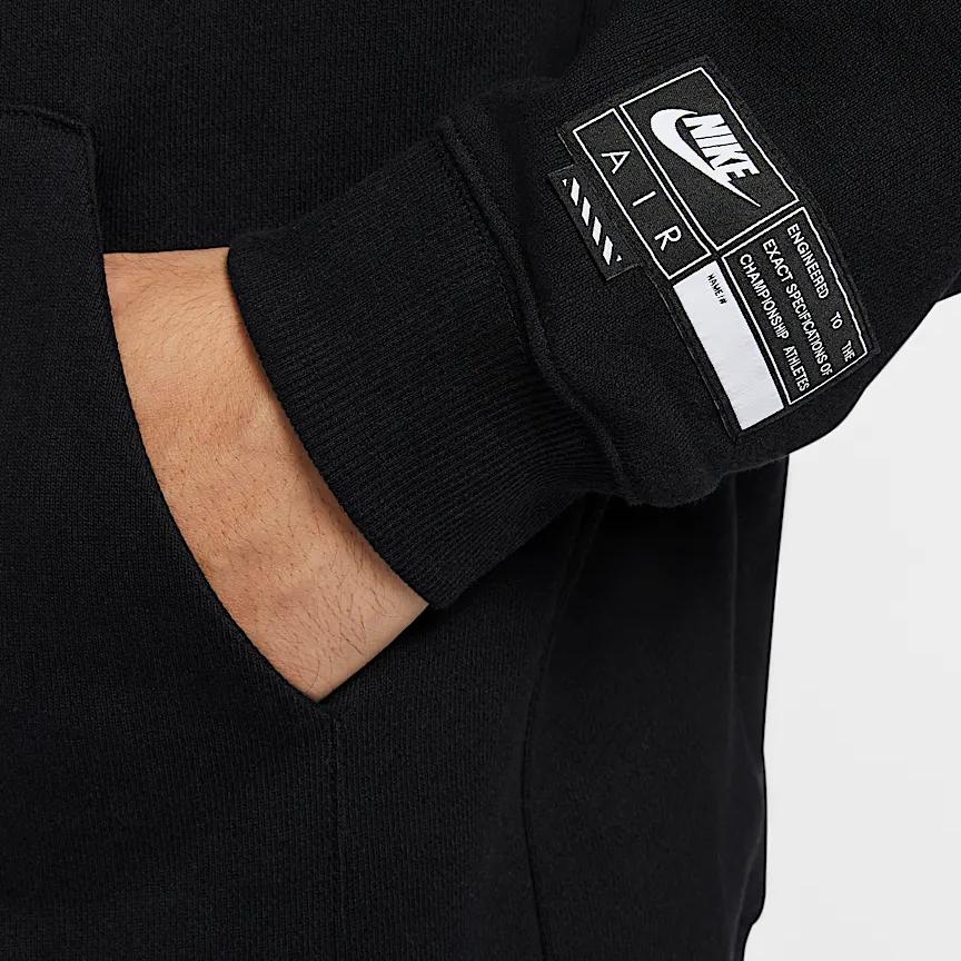 Nike Letter Design Sports Casual Hooded Jacket Men jackets Black HJ0637-010