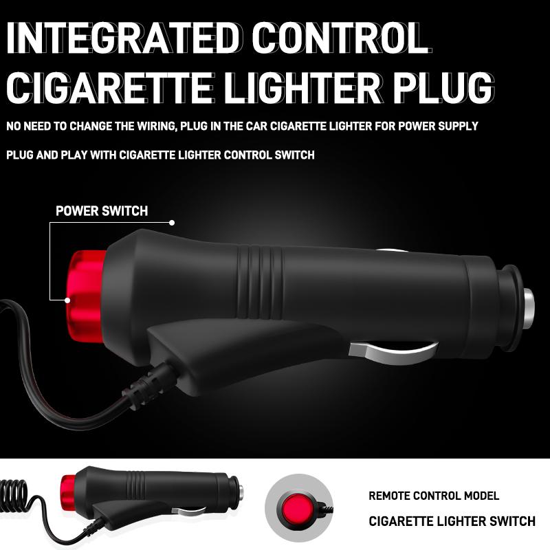 12V Car Flashing Signal Lamp 8LED Multi Mode Strobe Light Windshield Emergency Warning Lights Beacon Red Blue Auto Accessories