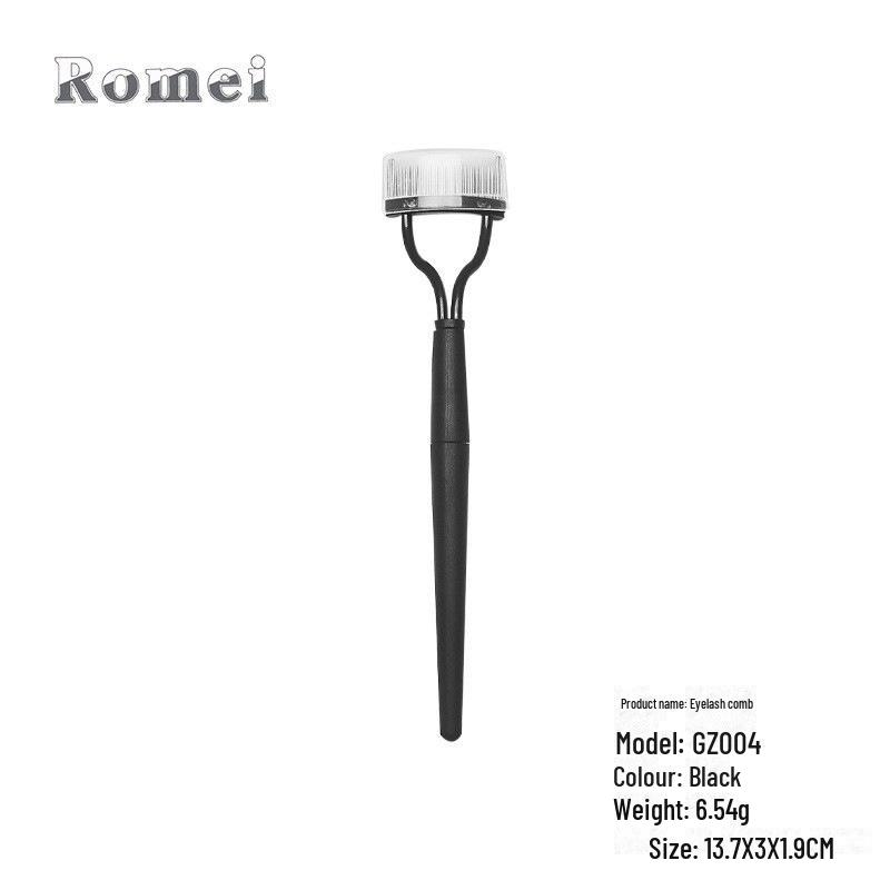 8-in-1 Stainless Steel Eyebrow & Eyelash Comb with Portable Plastic Handle
