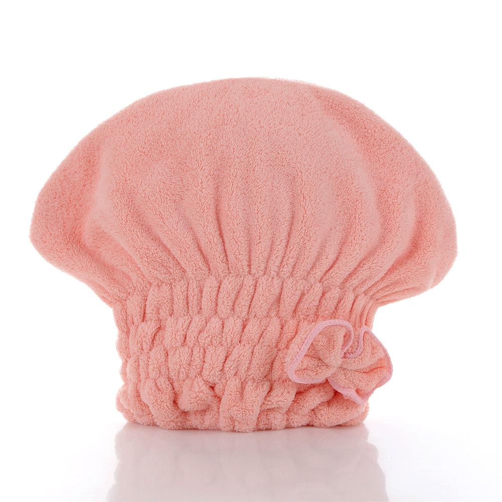 1Piece Microfiber Hair Drying Towels Head Wrap With Bow-Knot Shower Cap Hair Turban Hairwrap Bath Cap For Curly Long Wet Hair Present