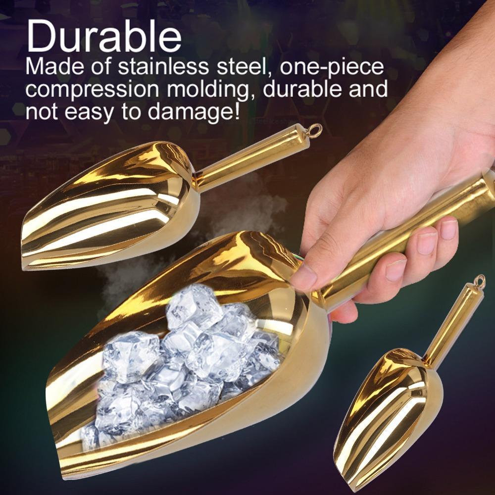 Gold Food Scoop Multi-Purpose Grain Flour Shovel Practical Ice Scoop Kitchen