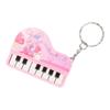 Bear Mini Electronic Piano Keychain Vertical Musical Instrument Piano Keyring  Bag Accessories